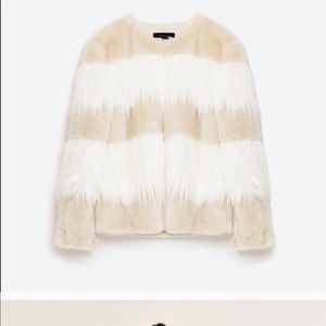 Zara fur coat